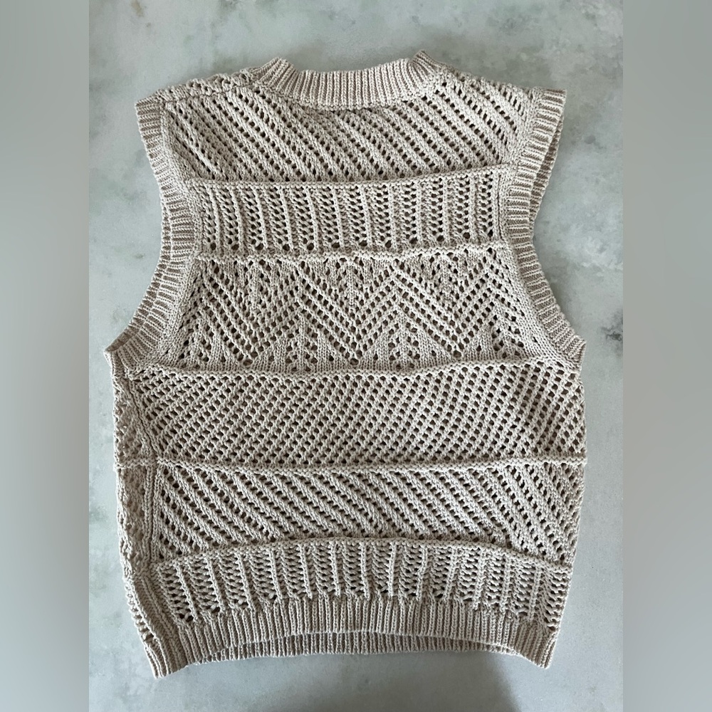 Mango knit sweater top / vest - Picture 2 of 4